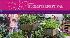 Desktop Screenshot of blomsterfestival.dk