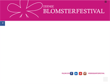 Tablet Screenshot of blomsterfestival.dk